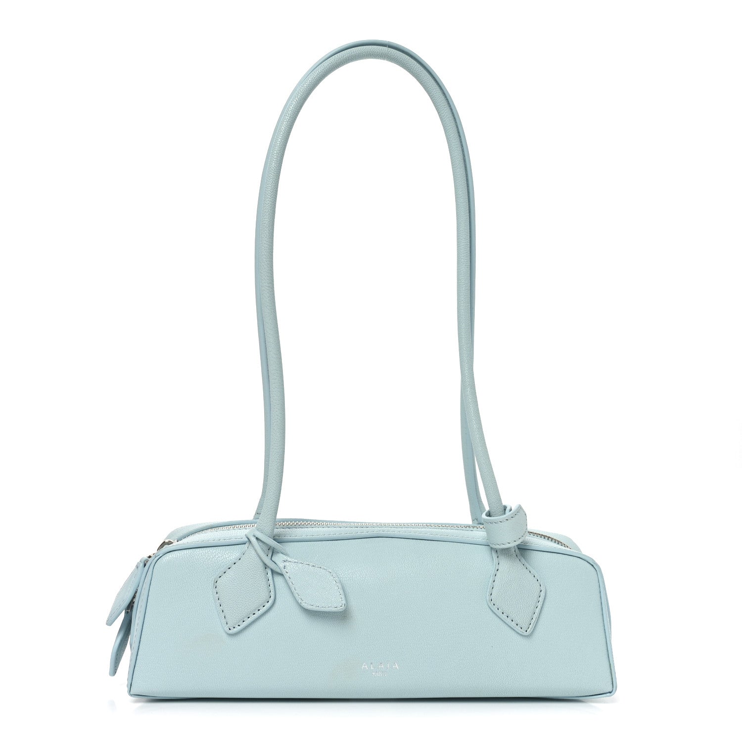 Alaia Goatskin Small Le Teckel Bag Sky Blue 1 of 10