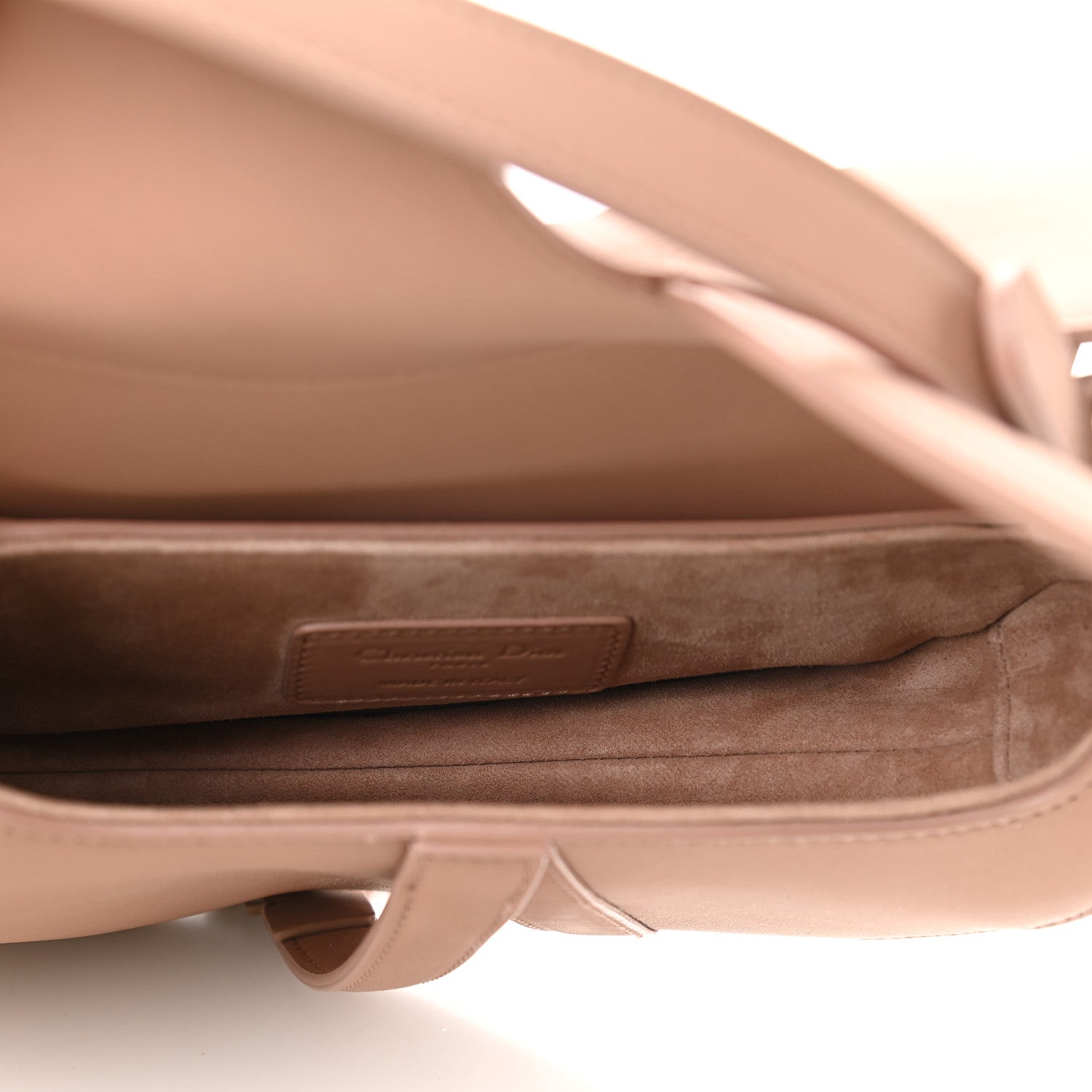 Christian Dior Calfskin Mini Saddle Bag Blush 5 of 9