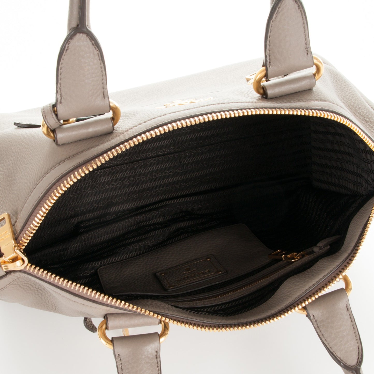 Vitello Daino Shopping Satchel Argilla