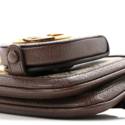 Gucci GG Supreme Monogram Textured Dollar Calfskin Mini Blondie Belt Bag Beige Ebony New Acero 9 of 10