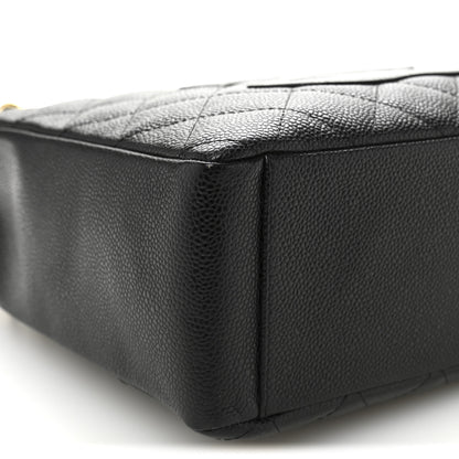 Chanel Caviar Quilted Petit Shopping Tote PST Black 9 of 10