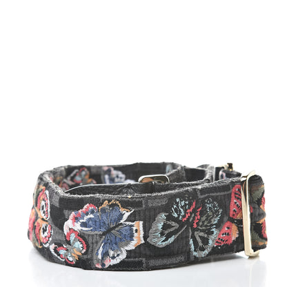 Valentino Garavani Canvas Camubutterfly Rockstud Guitar Strap Multicolor 2 of 3