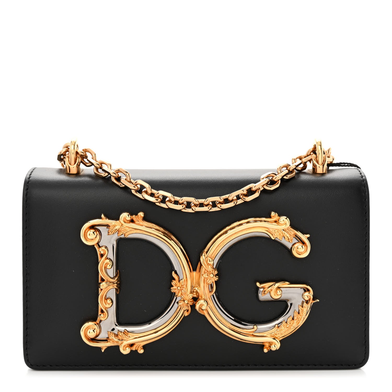 Dolce & Gabbana Nappa DG Girls Shoulder Bag Black 1 of 11