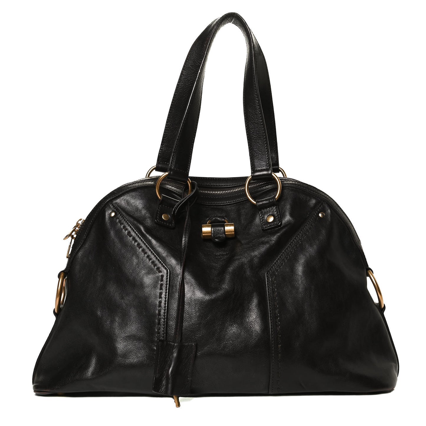 Calfskin Large Muse Black