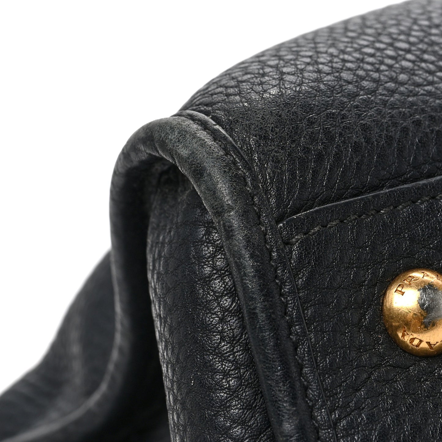 Vitello Daino Shopping Satchel Black