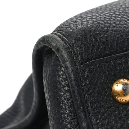 Prada Vitello Daino Shopping Satchel Black 7 of 9