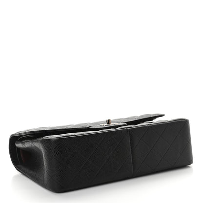Chanel Caviar Quilted Jumbo Double Flap Black 4 of 9