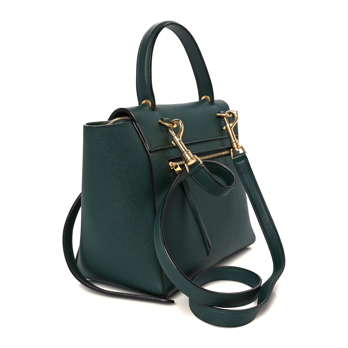 Grained Calfskin Micro Belt Bag Amazone