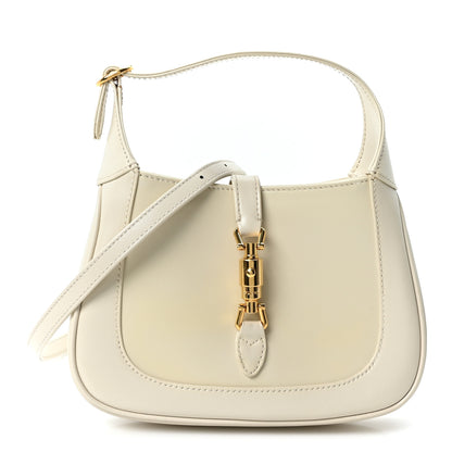 Gucci Boarded Dyana Lux Calfskin Mini Jackie 1961 Hobo Mystic White 1 of 10