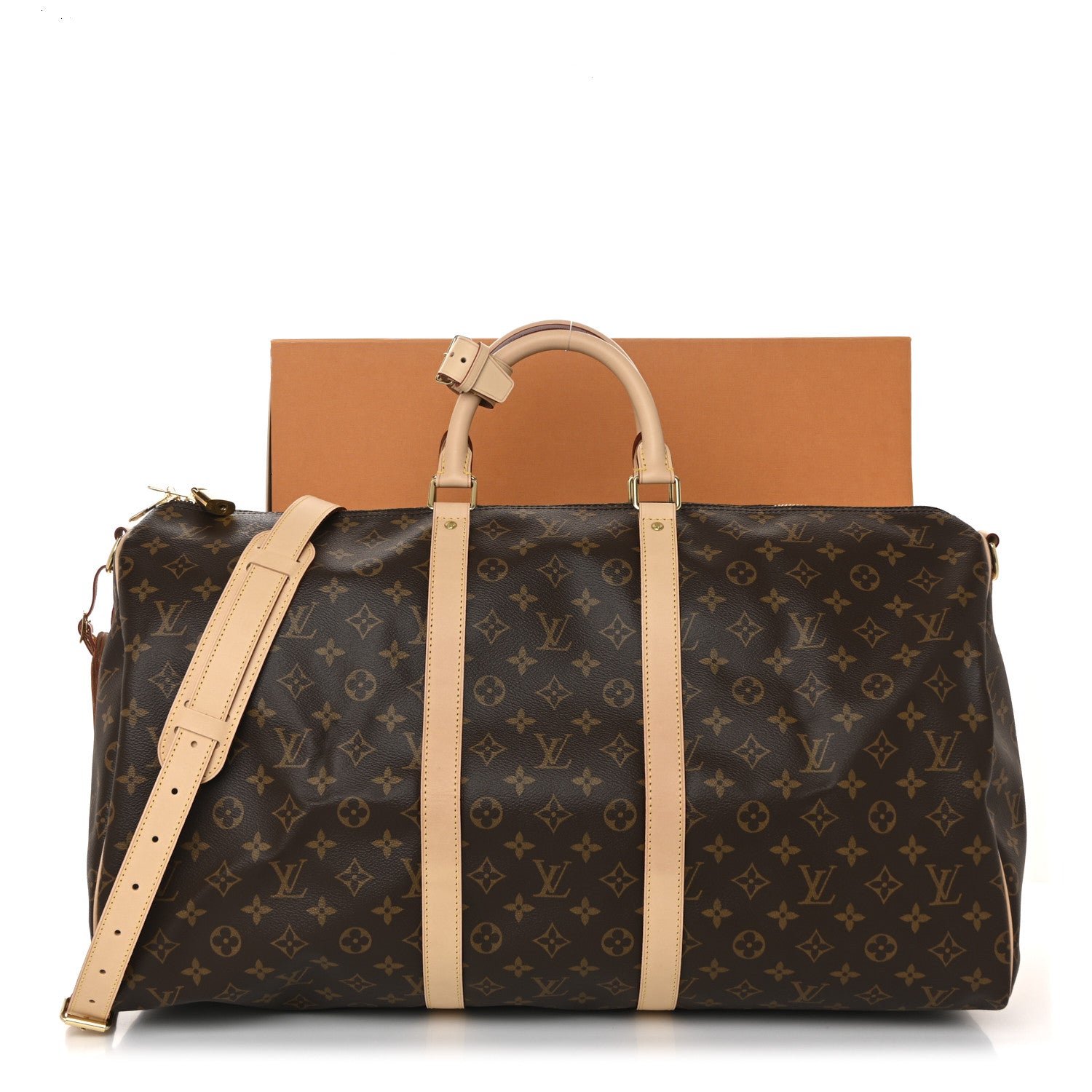 Louis Vuitton Monogram Keepall Bandouliere 55 10 of 10