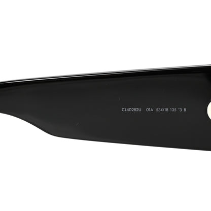 Celine Acetate Triomphe XL 01 Sunglasses CL40282U Black 12 of 14