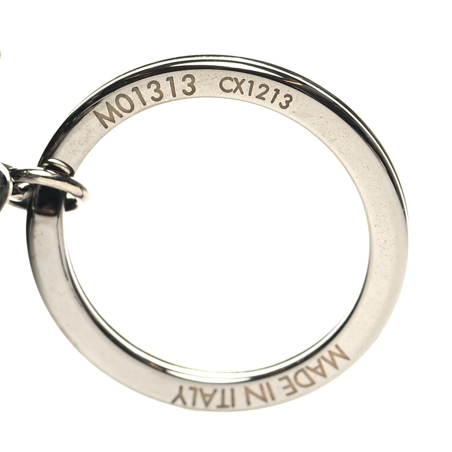 Monogram Spotlight Mini Keepall Bag Charm Key Holder Black Borealis