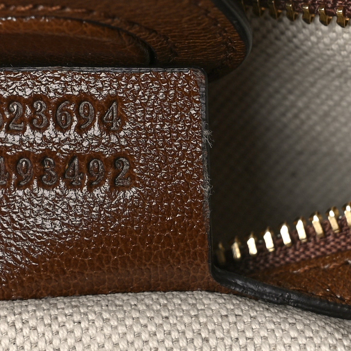 Monogram Horsebit 1955 Tote Bag Beige Brown Sugar