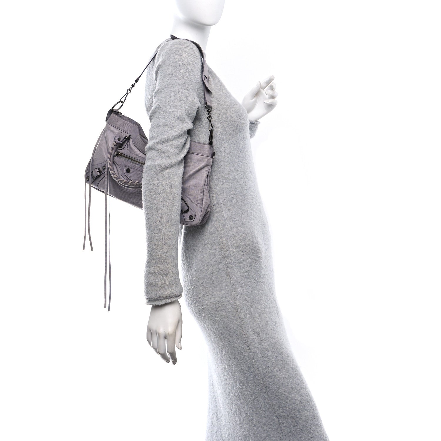 Balenciaga Agneau Lizard Embossed Classic Hardware First Fer 2 of 10