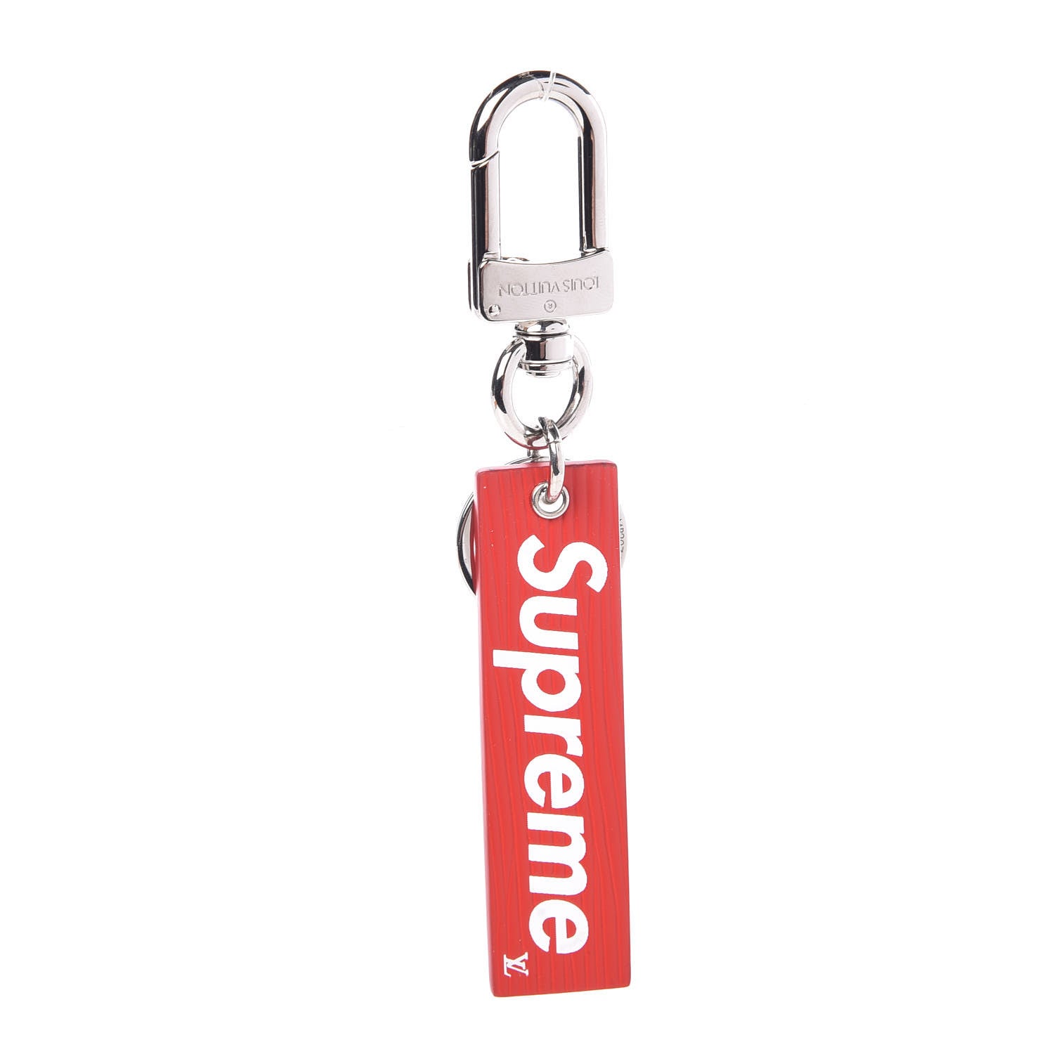 Louis Vuitton X SUPREME Epi Key Chain Bag Charm Red 1 of 4
