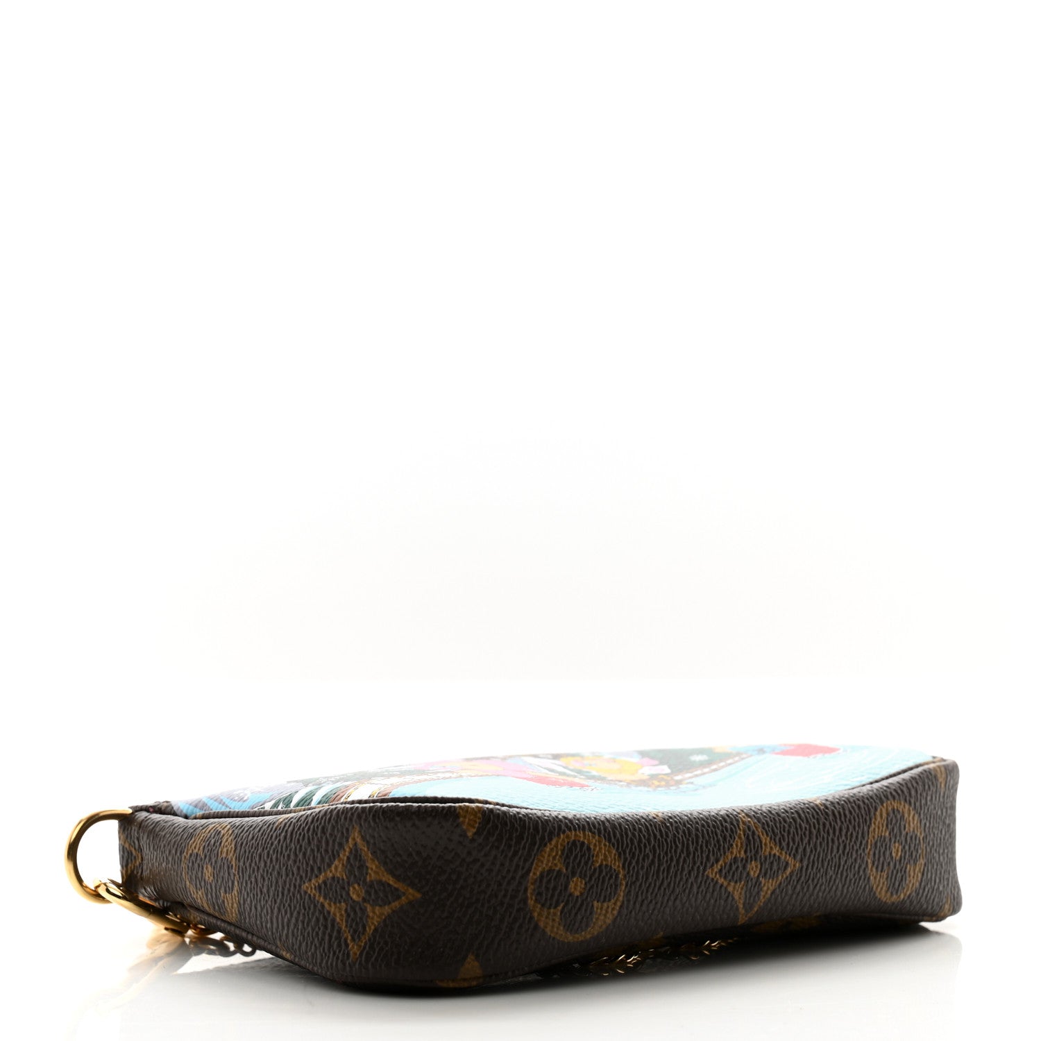 Louis Vuitton Monogram 2023 Christmas Animation Alpine Pochette Accessories Pink 4 of 9