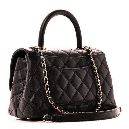 Chanel Caviar Quilted Mini Coco Handle Flap Black 3 of 11