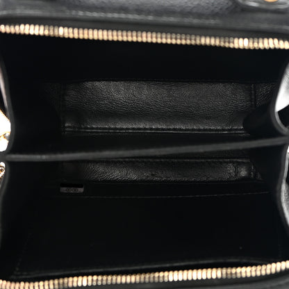 Chanel Caviar Quilted Small CC Filigree Vanity Case Black 5 of 18