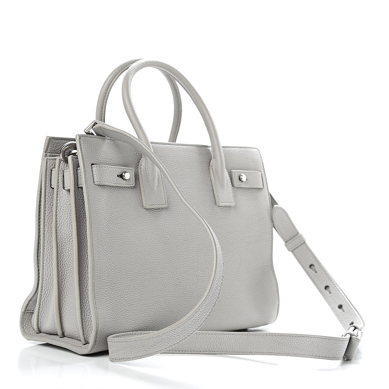 Saint Laurent Grained Calfskin Baby Sac De Jour Souple Souris 3 of 11