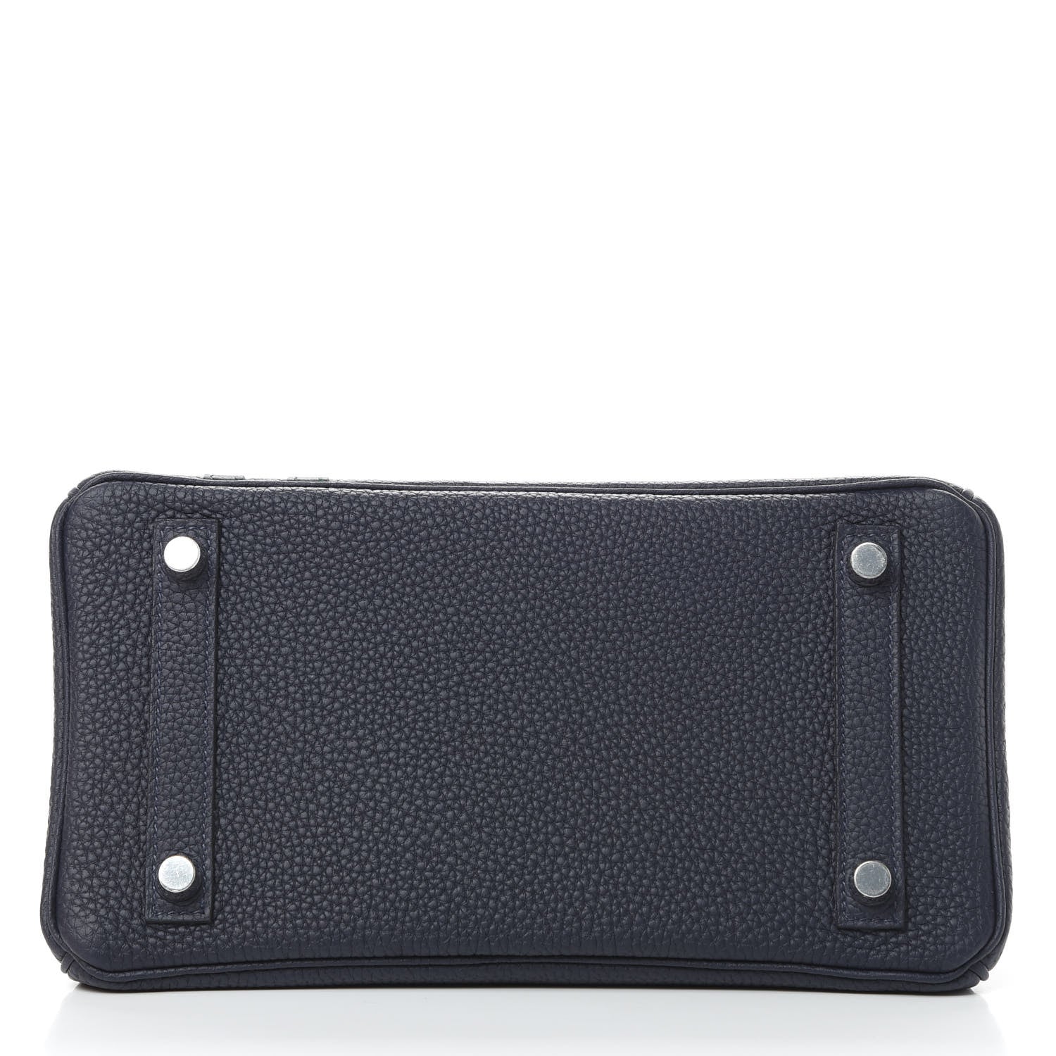 Hermes Togo Swift Officier Birkin 25 Bleu Nuit Vert Cypress 6 of 35