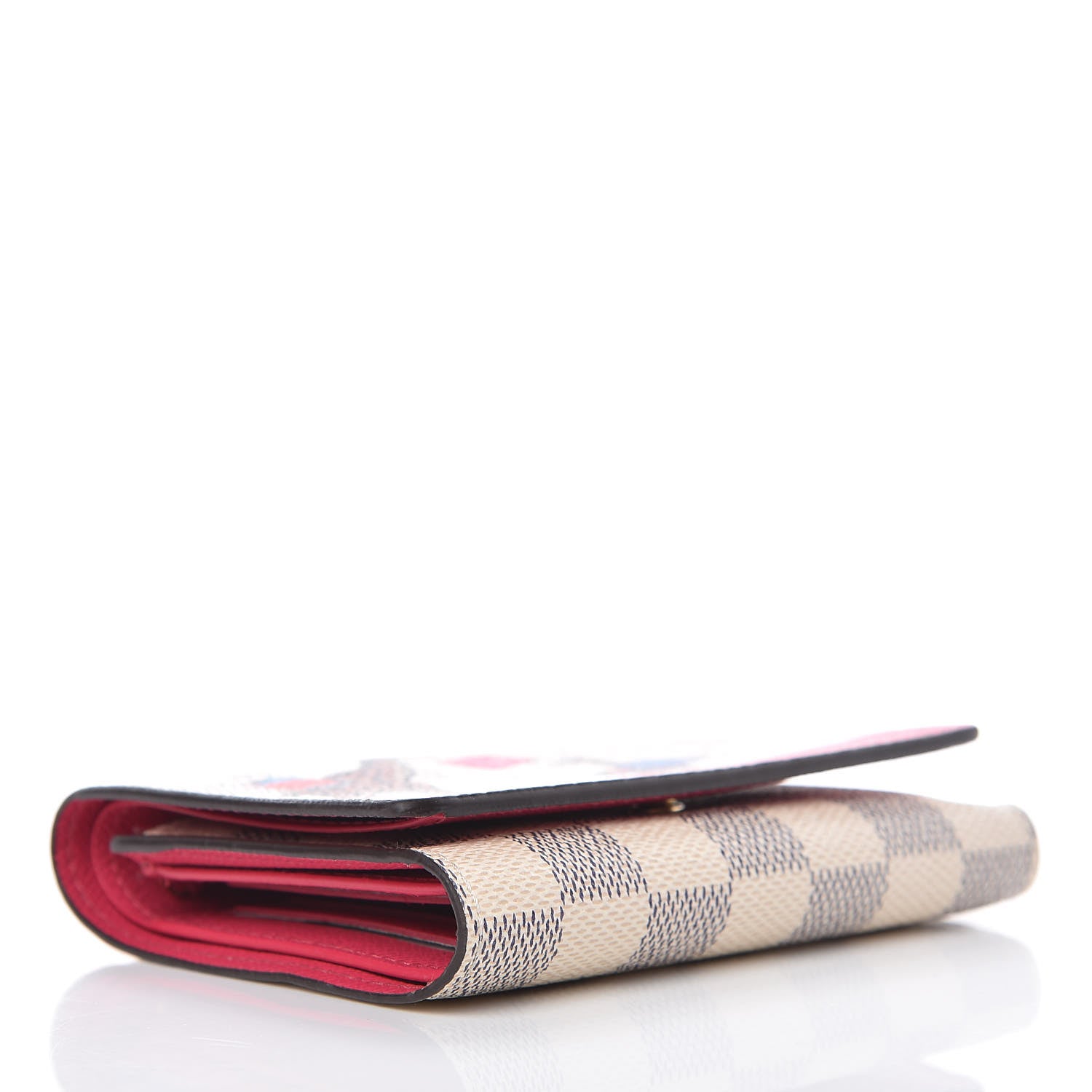 Louis Vuitton Damier Azur 2017 Christmas Animation Victorine Wallet 4 of 7