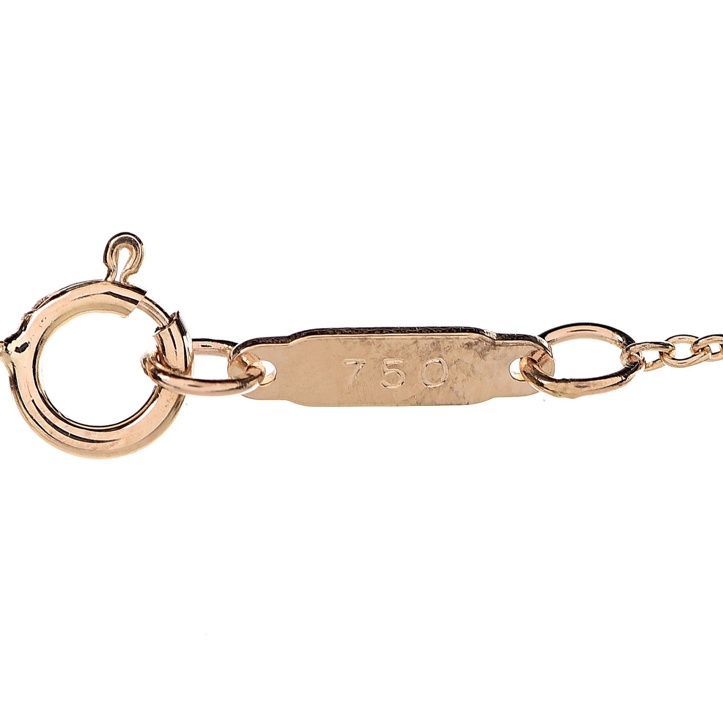 18K Yellow Gold Bow Pendant Necklace