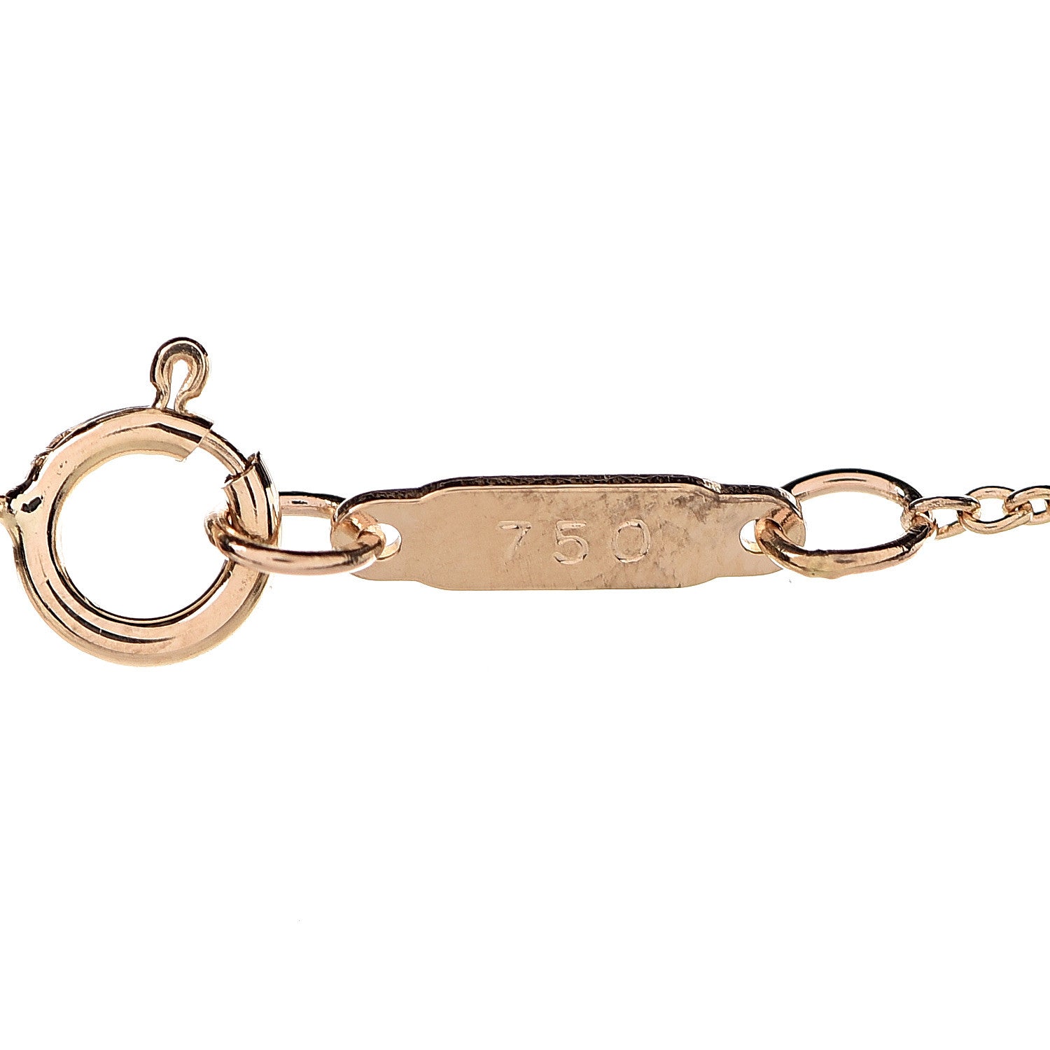 Tiffany 18K Yellow Gold Bow Pendant Necklace 6 of 6