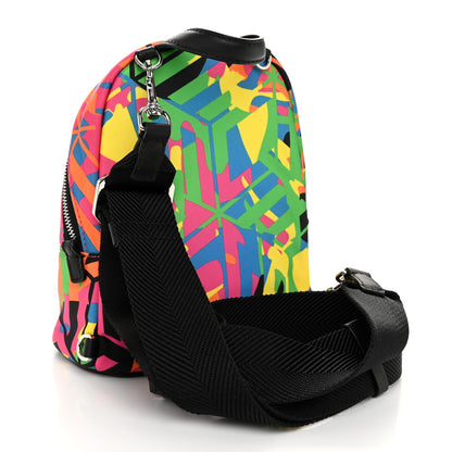 MCM Nylon Mini Stark Crossbody Multicolor 3 of 10
