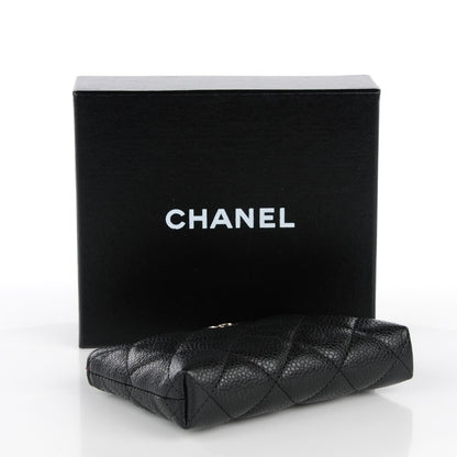 Chanel Caviar Quilted Key Holder Case Black 4 of 7