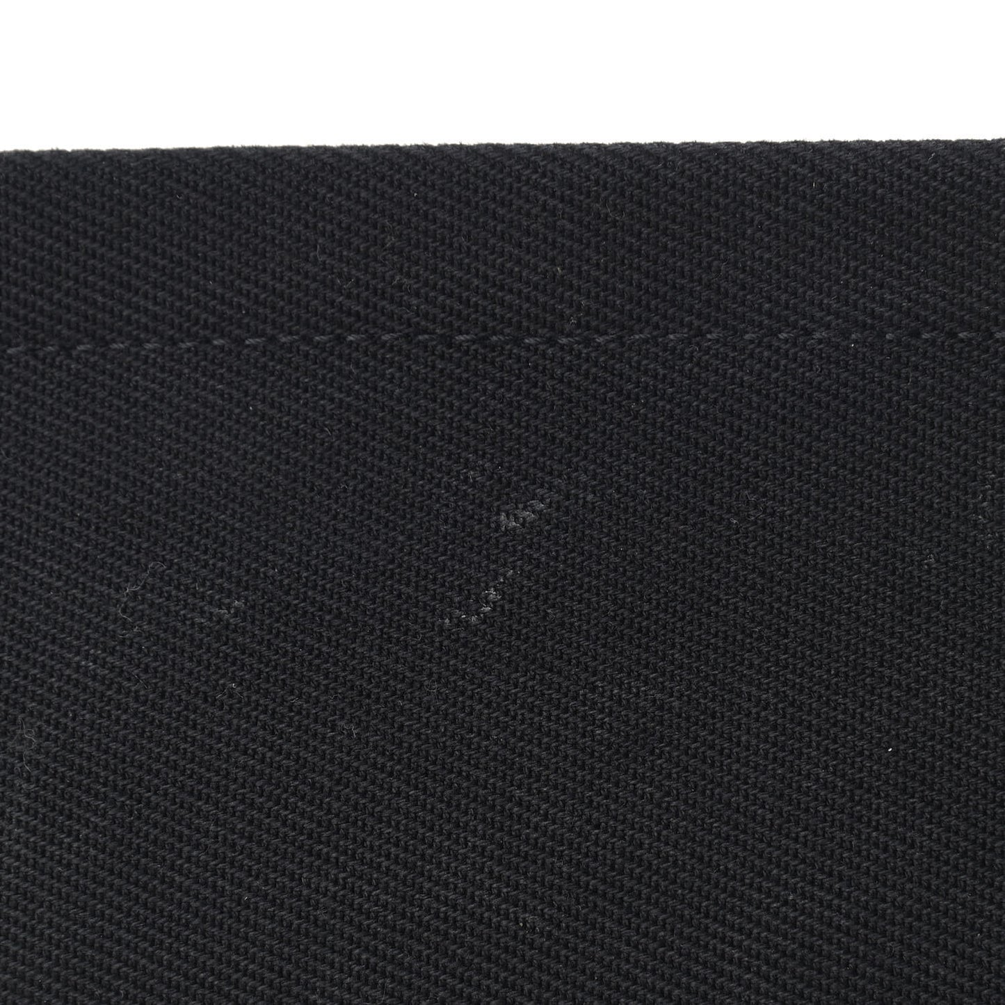 Linen Calfskin Rive Gauche Tote Black