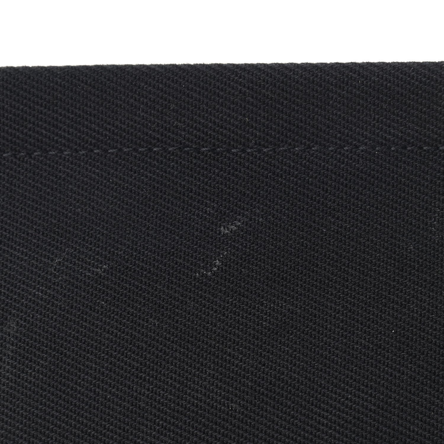 Saint Laurent Linen Calfskin Rive Gauche Tote Black 15 of 20