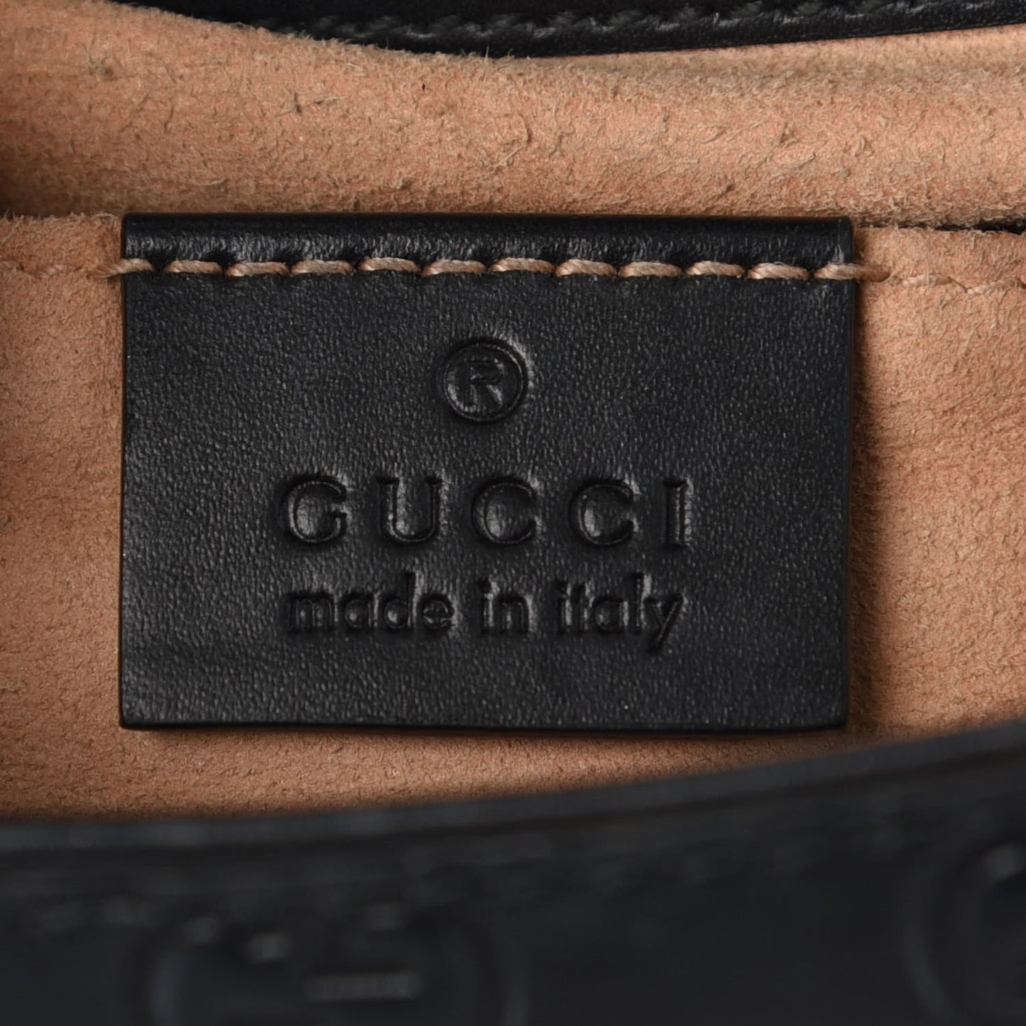 Guccissima Web Medium Padlock Messenger Shoulder Bag Black