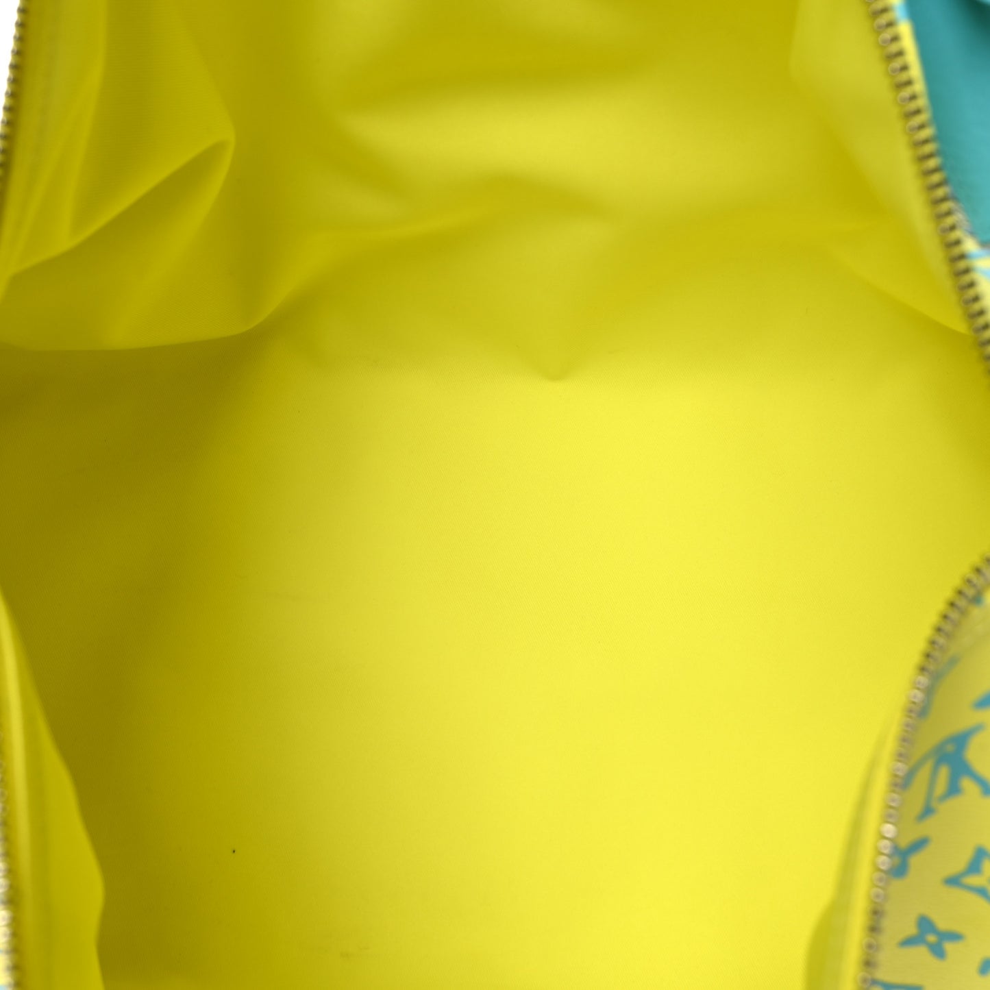 Monogram Playground Keepall Bandouliere 50 Lime