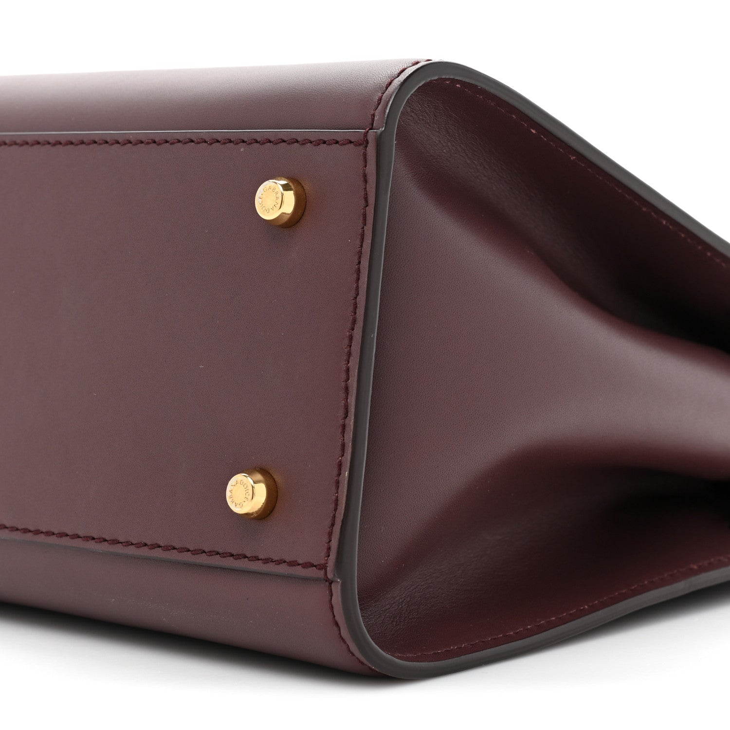 Dolce & Gabbana Vitello Morbido Large Sicily 62 Bag Burgundy 10 of 13