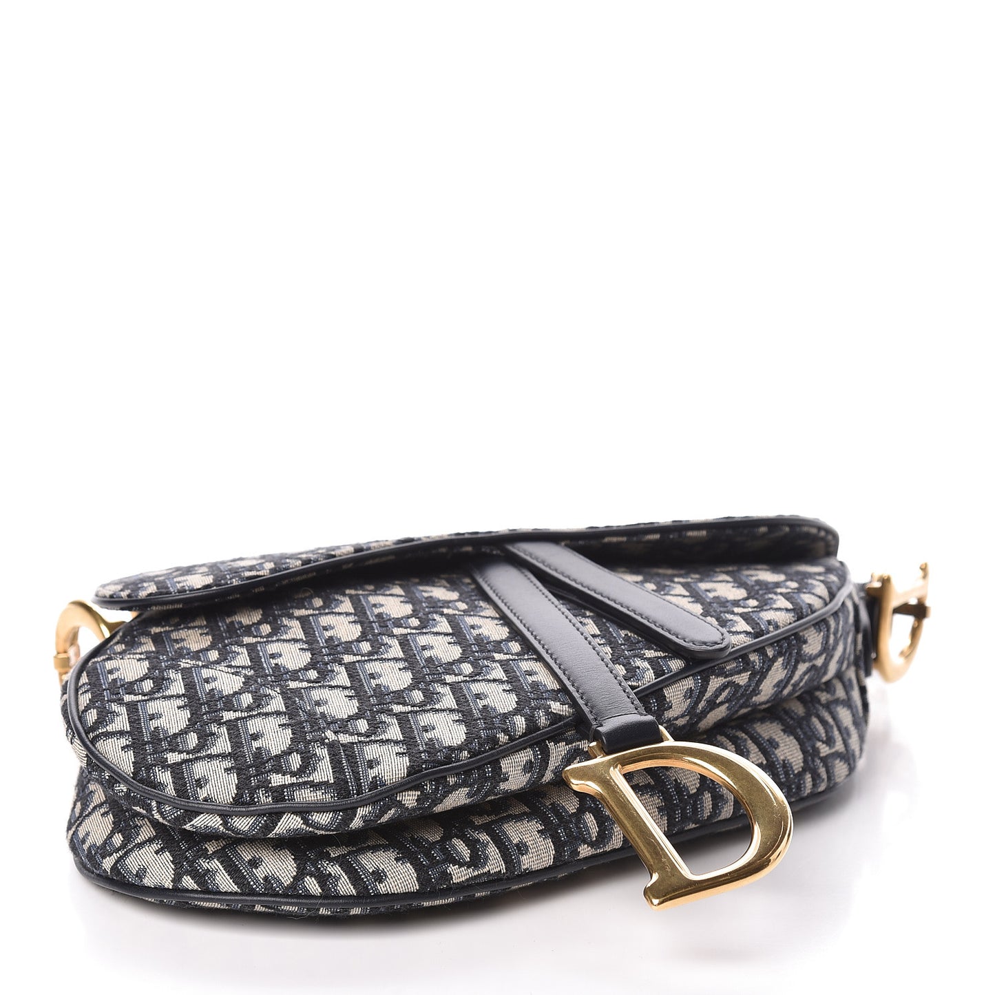 Oblique Saddle Bag Blue