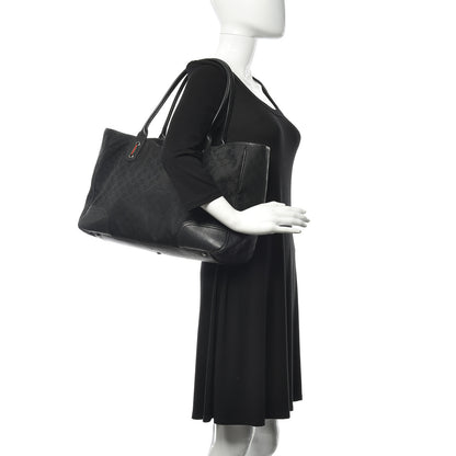 Gucci Monogram Large Princy Tote Black 2 of 19