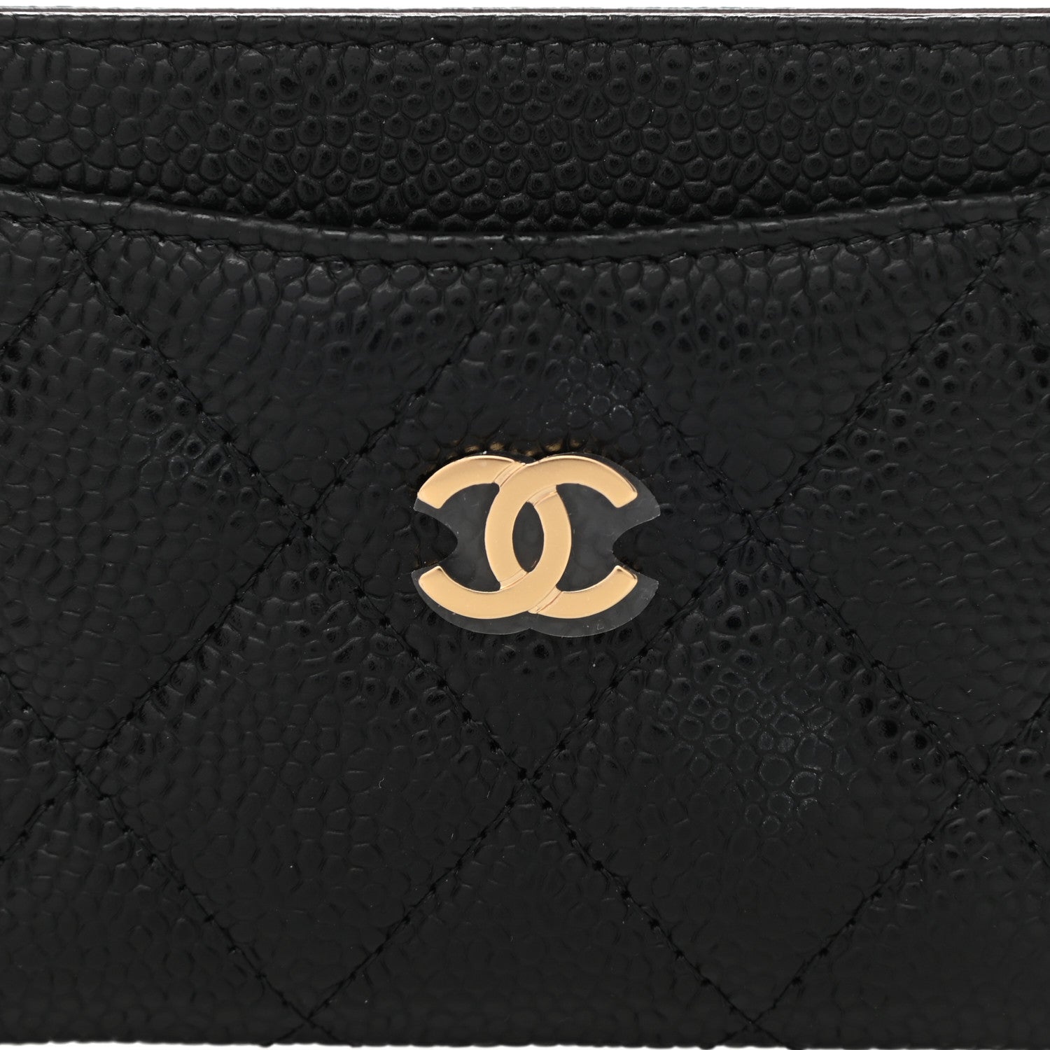 Chanel Caviar Quilted Card Holder Black 9 of 10
