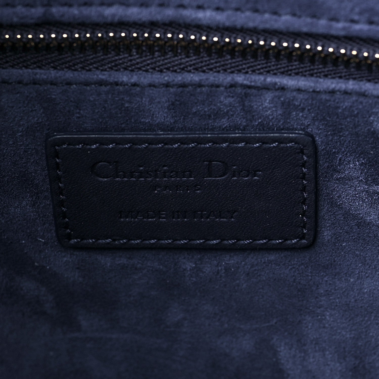 Christian Dior Ultra Matte Calfskin Cannage Large Lady Dior Blue 6 of 10