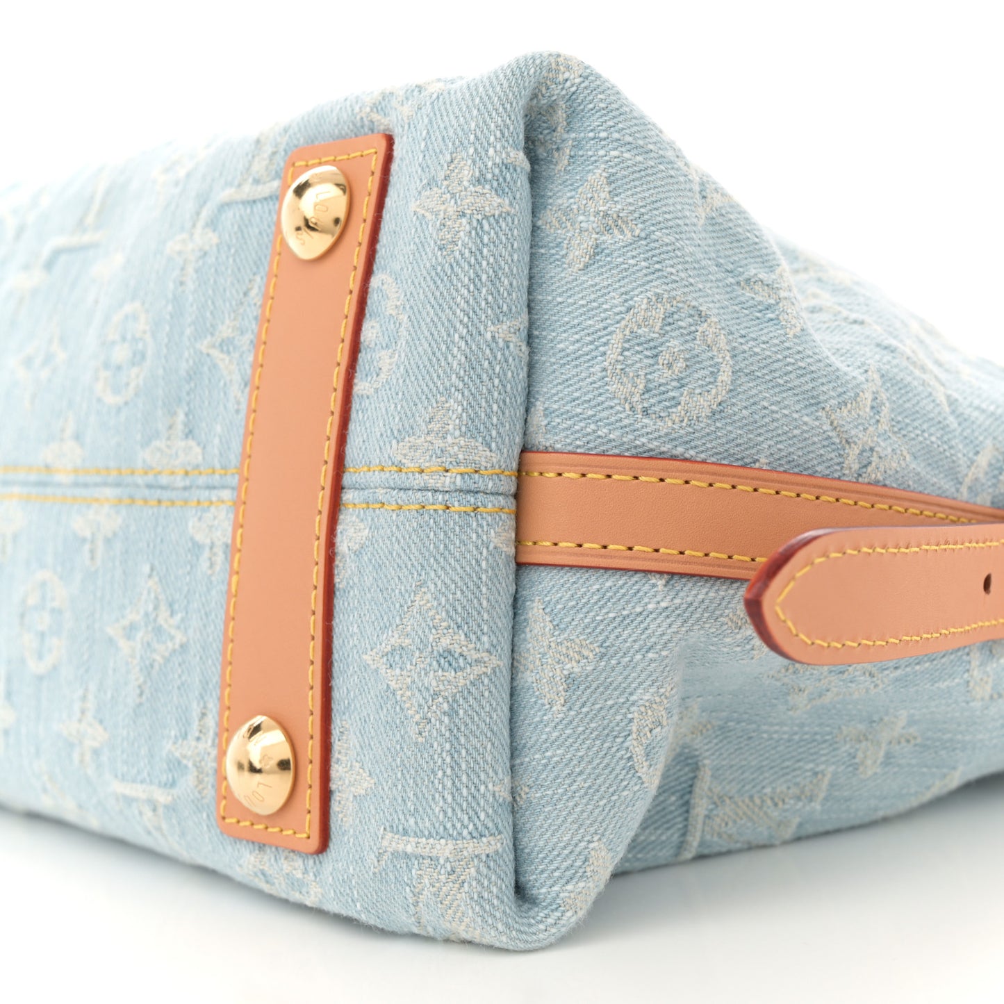 Monogram Denim CarryAll PM Sky Blue
