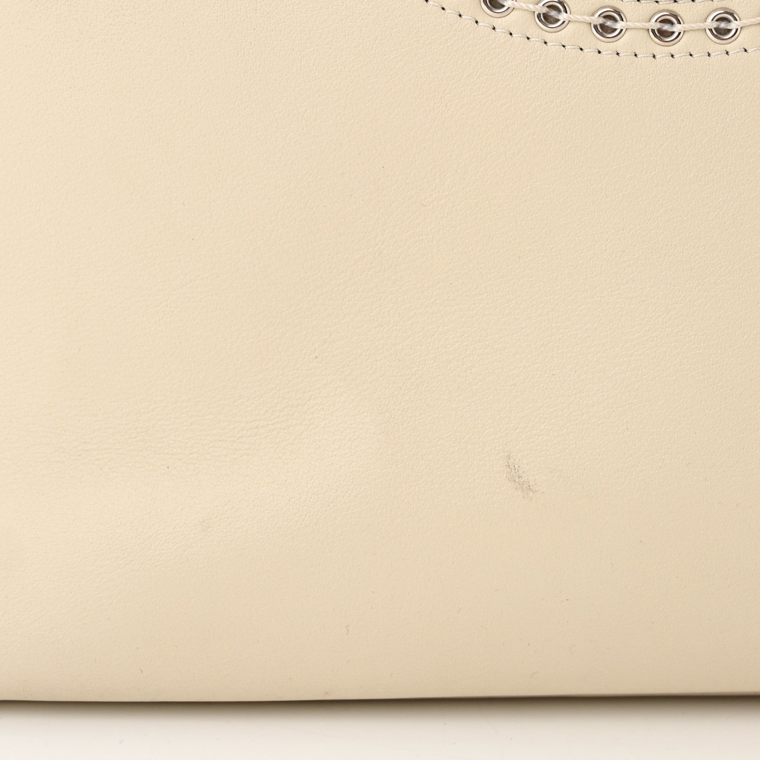 Chanel Calfskin Large Coco Eyelets Shopping Tote White 13 of 13