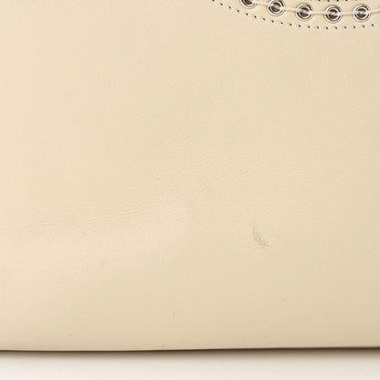 Chanel Calfskin Large Coco Eyelets Shopping Tote White 13 of 13