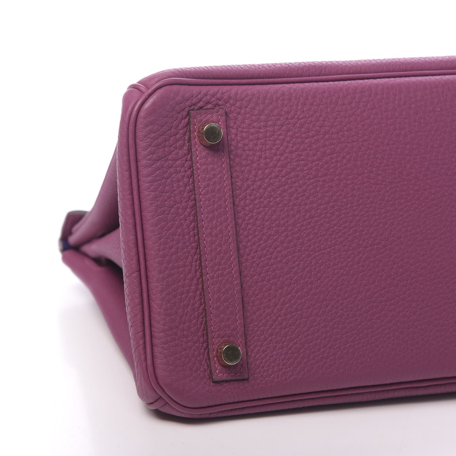 Hermes Togo Horseshoe Birkin 30 Anemone Iris 9 of 11