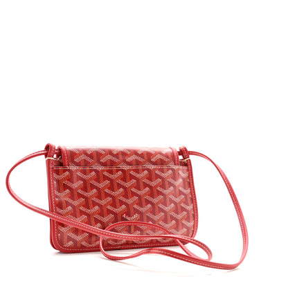 Goyard Goyardine Plumet Wallet Clutch Red 3 of 9