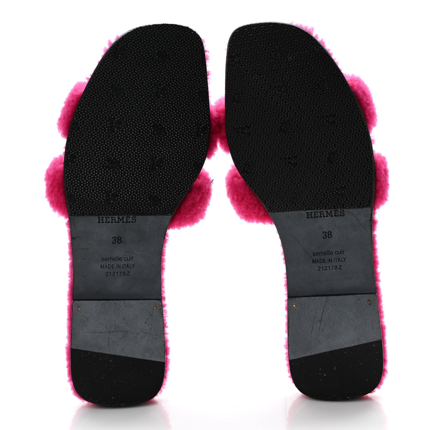 Woolskin Oran Sandals 38 Rose Fuchsia