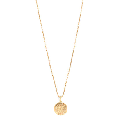 David Yurman 18K Yellow Gold Diamond Virgo Amulet Pendant Necklace 1 of 5