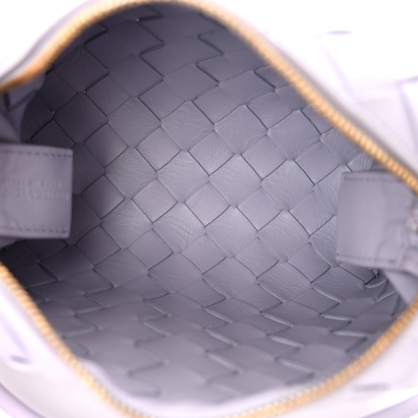 Nappa Intrecciato Mini Loop Camera Bag Oyster