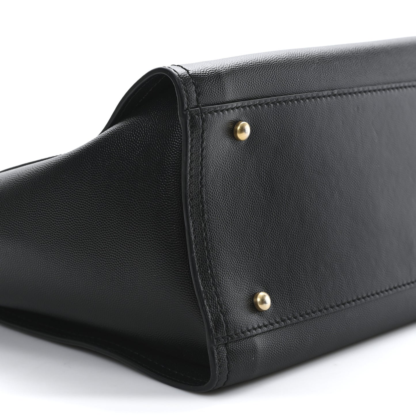 Caviar Small Studded Deauville Tote Black
