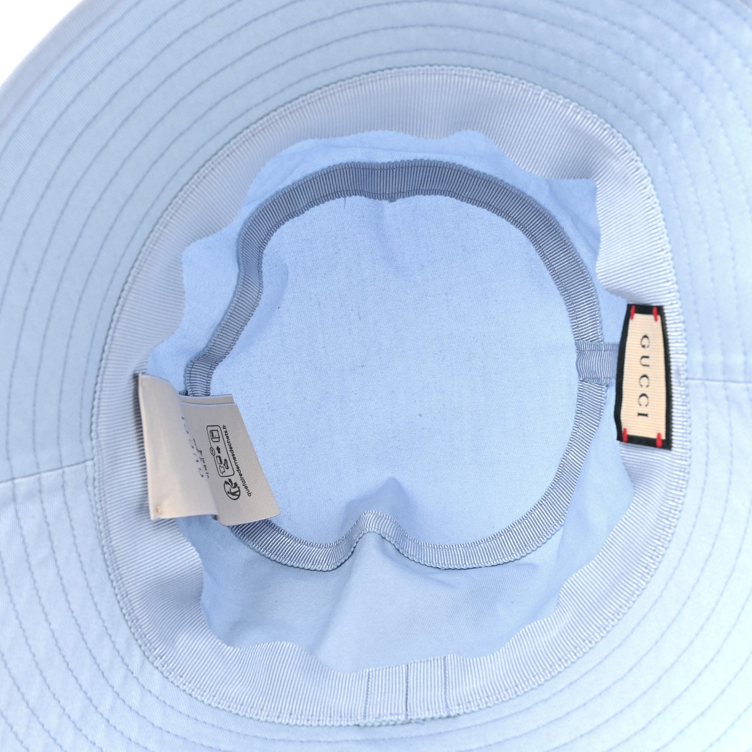 Gucci Canvas Logo Bucket Hat Light Blue 5 of 7