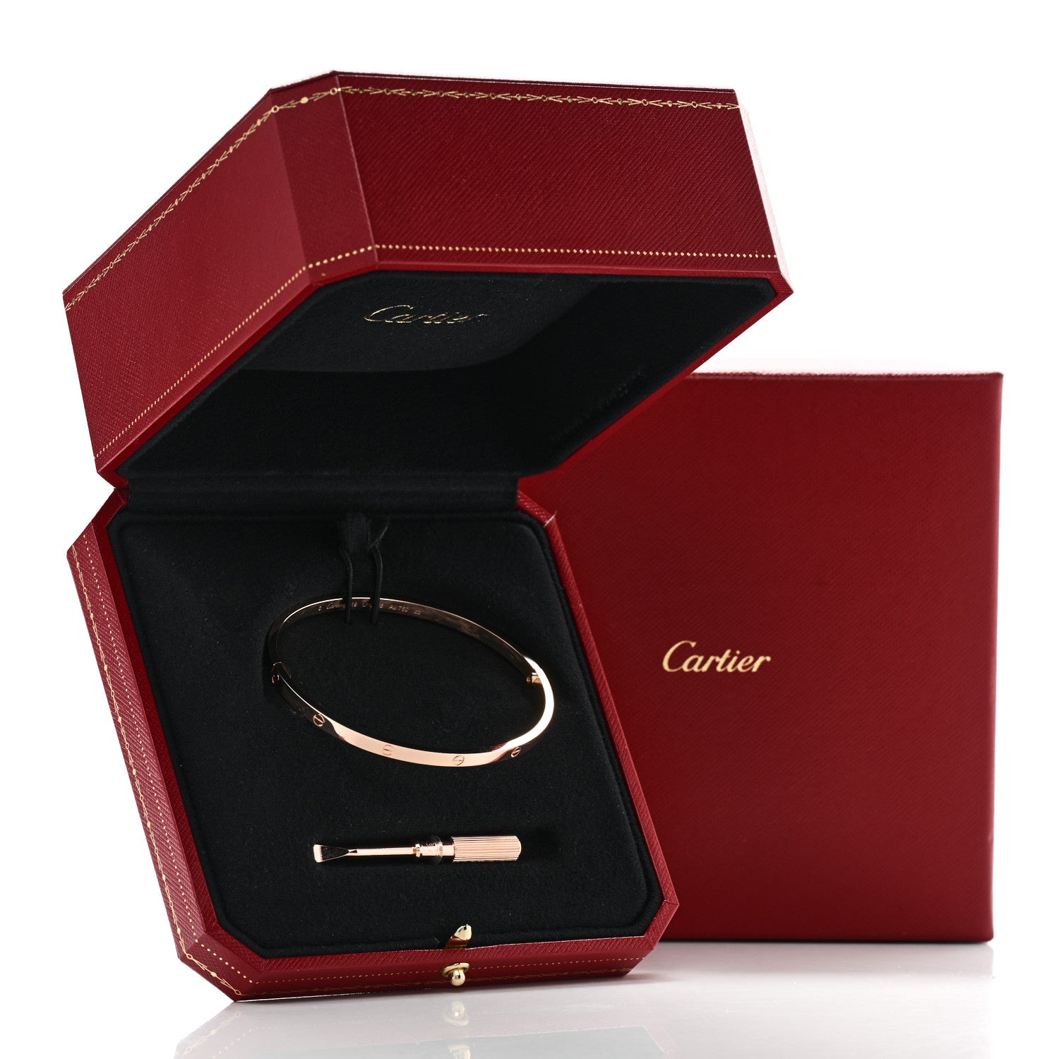 Cartier 18K Pink Gold Small LOVE Bracelet 19 8 of 8