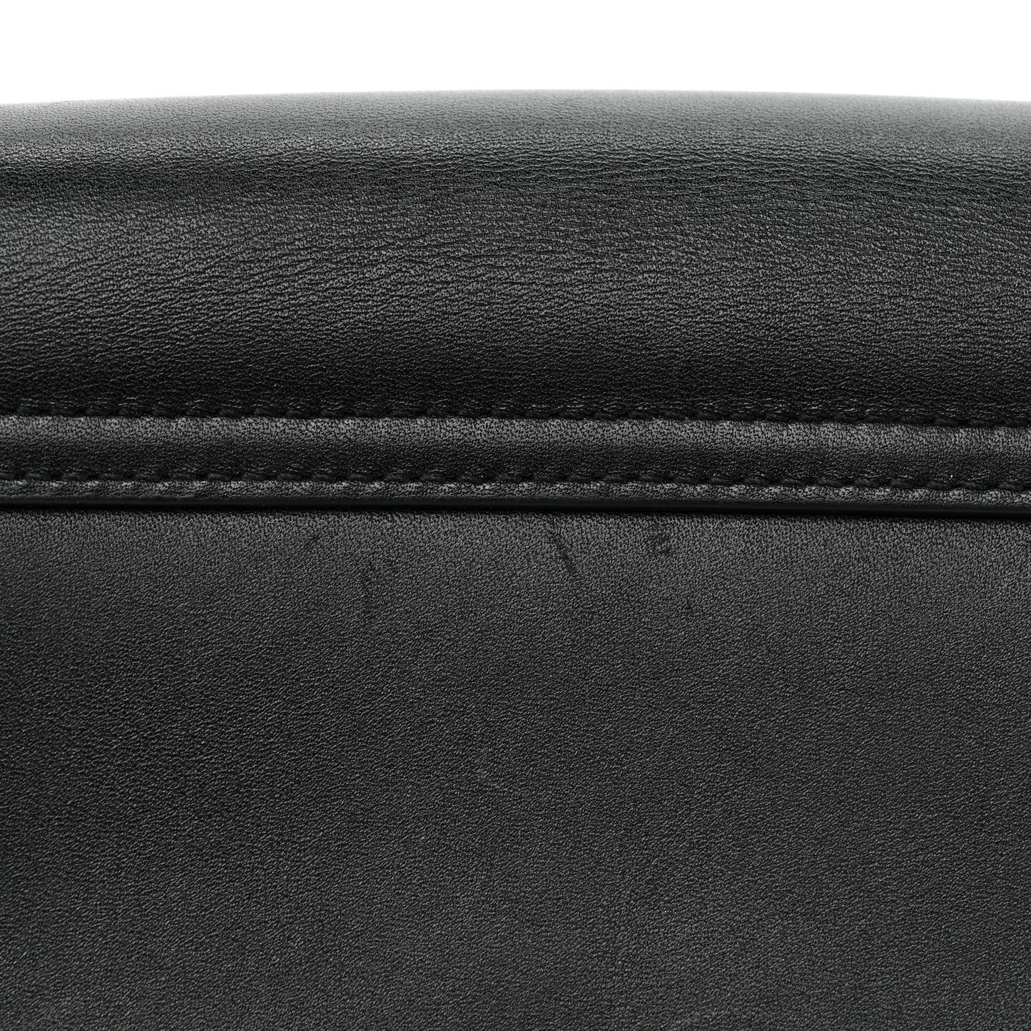 Shiny Calfskin Small Pampille C Bag Black